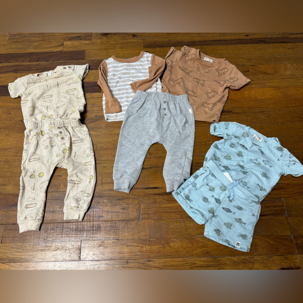 Rabbit Bear Organic Baby Boy Bundle